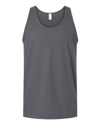 Pretreated American Apparel 2408 Unisex Fine Jersey Tank - Asphalt