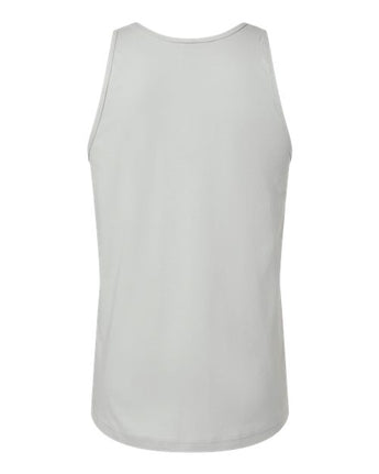 Pretreated American Apparel 2408 Unisex Fine Jersey Tank - New Silver - Back