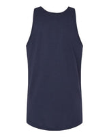 Pretreated American Apparel 2408 Unisex Fine Jersey Tank - Navy - Back