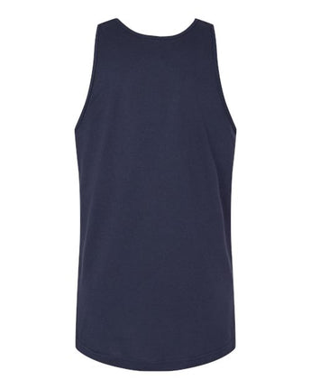 Pretreated American Apparel 2408 Unisex Fine Jersey Tank - Navy - Back