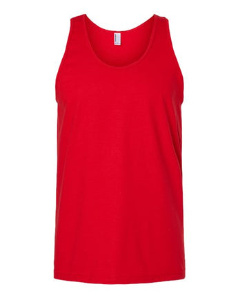 Pretreated American Apparel 2408 Unisex Fine Jersey Tank - Red
