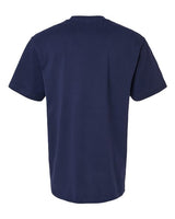 Pretreated American Apparel 5389 Unisex Sueded Tee - Sueded Navy - Back