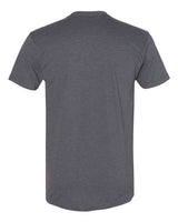Pretreated Next Level 6410 Unisex Sueded Tee - Heather Metal - Back
