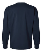 Pretreated Next Level 7211 Unisex Heavyweight Long Sleeve Tee - Midnight Navy - Back