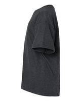 Pretreated Gildan 64000BCVC Softstyle CVC Youth T-Shirt - Pitch Black Mist - Side