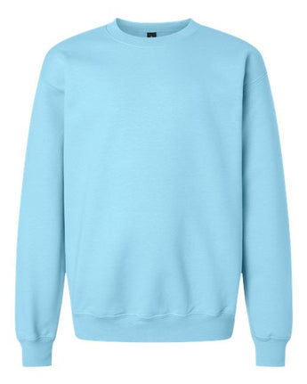 Pretreated Gildan SF000B Youth Softstyle Midweight Crewneck Sweatshirt - Sky