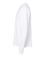 Pretreated Tultex 291 Unisex Heavyweight Jersey Long Sleeve T-Shirt - White - Side