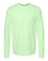 Pretreated Tultex 291 Unisex Heavyweight Jersey Long Sleeve T-Shirt - Neo Mint