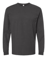 Pretreated Tultex 291 Unisex Heavyweight Jersey Long Sleeve T-Shirt - Charcoal