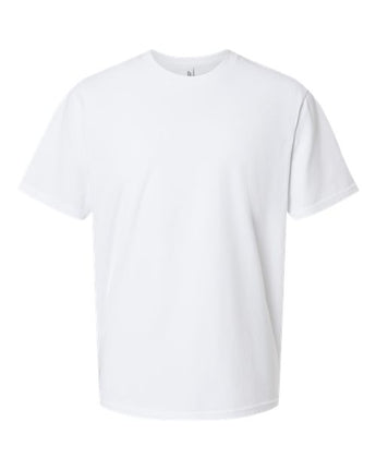 Pretreated American Apparel 5389 Unisex Sueded Tee - Sueded White