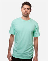 Pretreated econscious EC1000 Unisex Classic T-Shirt - Sunwashed Mint - On Model