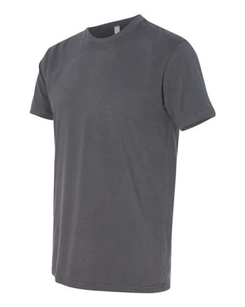 Pretreated Next Level 6410 Unisex Sueded Tee - Heavy Metal - Side