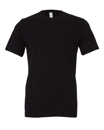 Pretreated BELLA+CANVAS 3001 Unisex Jersey Tee - Black