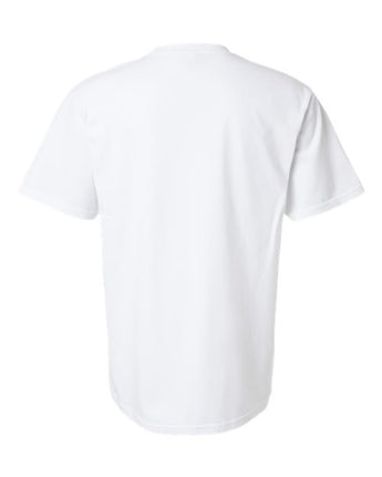 Pretreated American Apparel 5389 Unisex Sueded Tee - Sueded White - Back