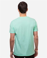 Pretreated econscious EC1000 Unisex Classic T-Shirt - Sunwashed Mint - On Model - Back