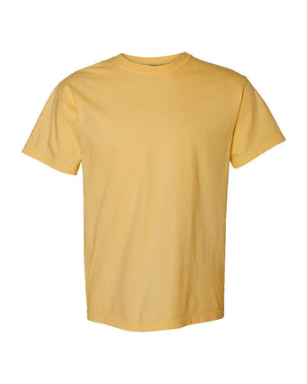 Pretreated Comfort Colors 1717 Garment-Dyed Heavyweight T-Shirt - Mustard