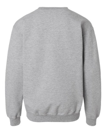 Pretreated Gildan SF000B Youth Softstyle Midweight Crewneck Sweatshirt - Sport Grey - Back