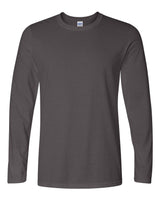 Pretreated Gildan 64400 Unisex Softstyle Unisex Long Sleeve T-Shirt - Charcoal