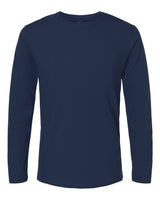 Pretreated Gildan 64400 Unisex Softstyle Unisex Long Sleeve T-Shirt - Navy