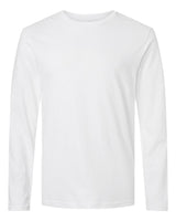 Pretreated Gildan 64400 Unisex Softstyle Unisex Long Sleeve T-Shirt - White