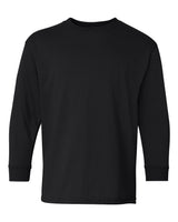 Pretreated Gildan 5400B Youth Heavy Cotton Long Sleeve T-Shirt - Black
