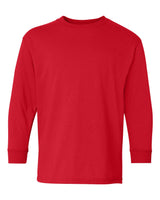 Pretreated Gildan 5400B Youth Heavy Cotton Long Sleeve T-Shirt - Red