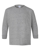 Pretreated Gildan 5400B Youth Heavy Cotton Long Sleeve T-Shirt - Sport Grey
