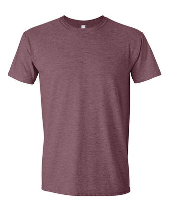 Pretreated Gildan 64000 Softstyle T-Shirt - Heather Maroon