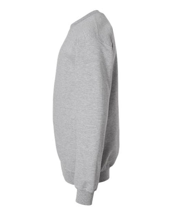 Pretreated Gildan SF000B Youth Softstyle Midweight Crewneck Sweatshirt - Sport Grey - Side