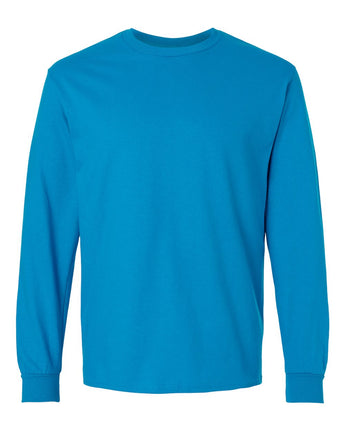 Pretreated Gildan 2400 Ultra Cotton Long Sleeve T-Shirt - Sapphire