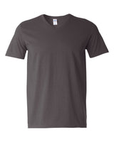 Pretreated Gildan 64V00 Softstyle V-Neck T-Shirt - Charcoal