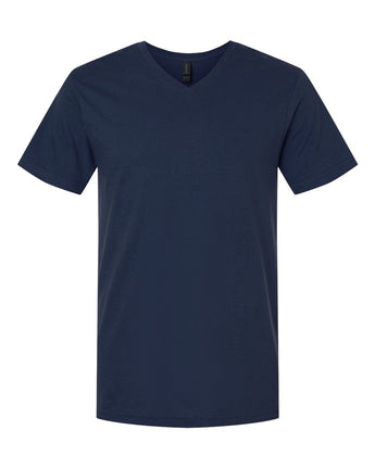 Pretreated Gildan 64V00 Softstyle V-Neck T-Shirt - Navy