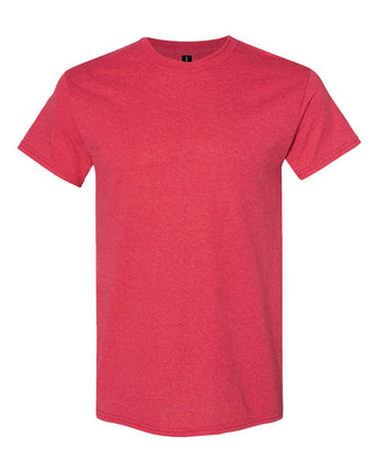 Pretreated Gildan 5000 Heavy Cotton T-Shirt - Heather Red