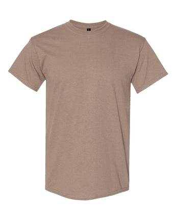 Pretreated Gildan 5000 Heavy Cotton T-Shirt - Brown Savana