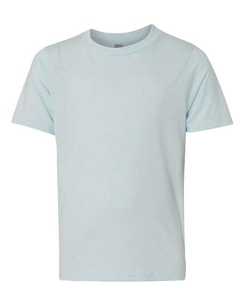 Pretreated Next Level 3312 Youth CVC Tee - Ice Blue