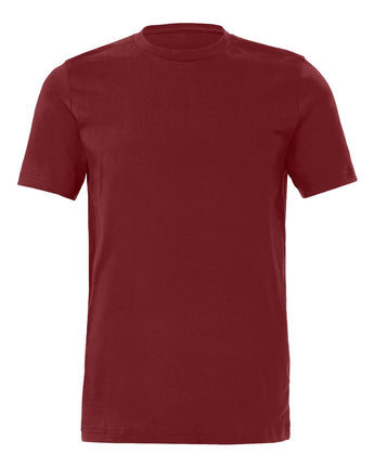 Pretreated BELLA+CANVAS 3001 Unisex Jersey Tee - Cardinal