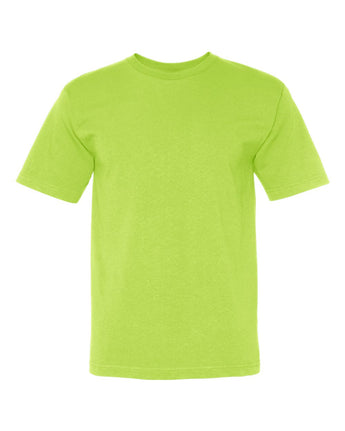 Pretreated Bayside 5040 Unisex USA-Made Midweight T-Shirt - Lime Green