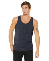 Pretreated BELLA+CANVAS 3480CVC Unisex CVC Jersey Tank - Heather Navy