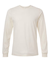 Pretreated BELLA+CANVAS 3501CVC Heather CVC Long Sleeve Tee - Heather Natural