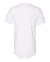 Pretreated Next Level 3602 Unisex Cotton Long Body Tee - White - Back