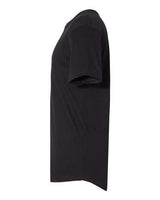 Pretreated Next Level 3602 Unisex Cotton Long Body Tee - Black - Side
