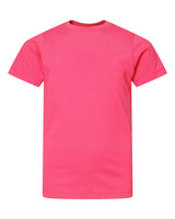 Pretreated LAT 6101 Youth Fine Jersey Tee - Hot Pink