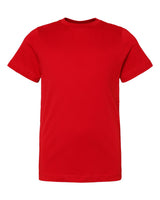 Pretreated LAT 6101 Youth Fine Jersey Tee - Red