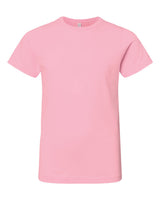 Pretreated LAT 6101 Youth Fine Jersey Tee - Pink