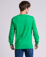 Pretreated JERZEES 363L Classics Unisex Long Sleeve T-Shirt - Kelly - Back
