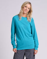 Pretreated JERZEES 363L Classics Unisex Long Sleeve T-Shirt - California Blue