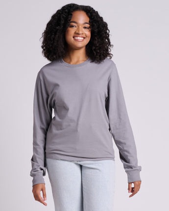 Pretreated JERZEES 363L Classics Unisex Long Sleeve T-Shirt - Rock