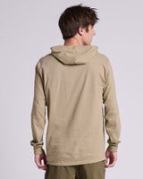 Pretreated JERZEES 363LH Classics Unisex Jersey Hood - Khaki Brown - Back