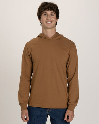 Pretreated JERZEES 363LH Classics Unisex Jersey Hood - Golden Pecan