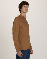 Pretreated JERZEES 363LH Classics Unisex Jersey Hood - Golden Pecan - Side